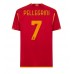 AS Roma Lorenzo Pellegrini #7 Hemma matchtröja 2023-24 Kortärmad Billigt